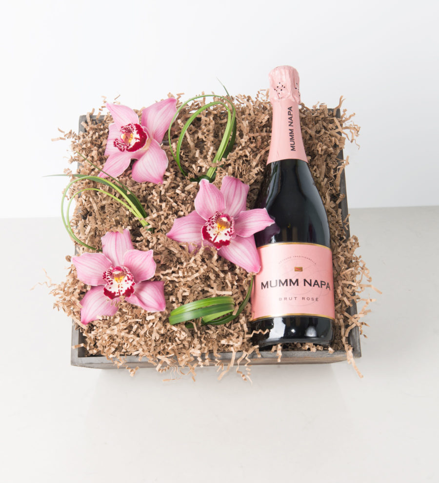 Champagne & Orchids - Bartz Viviano Flowers & Gifts