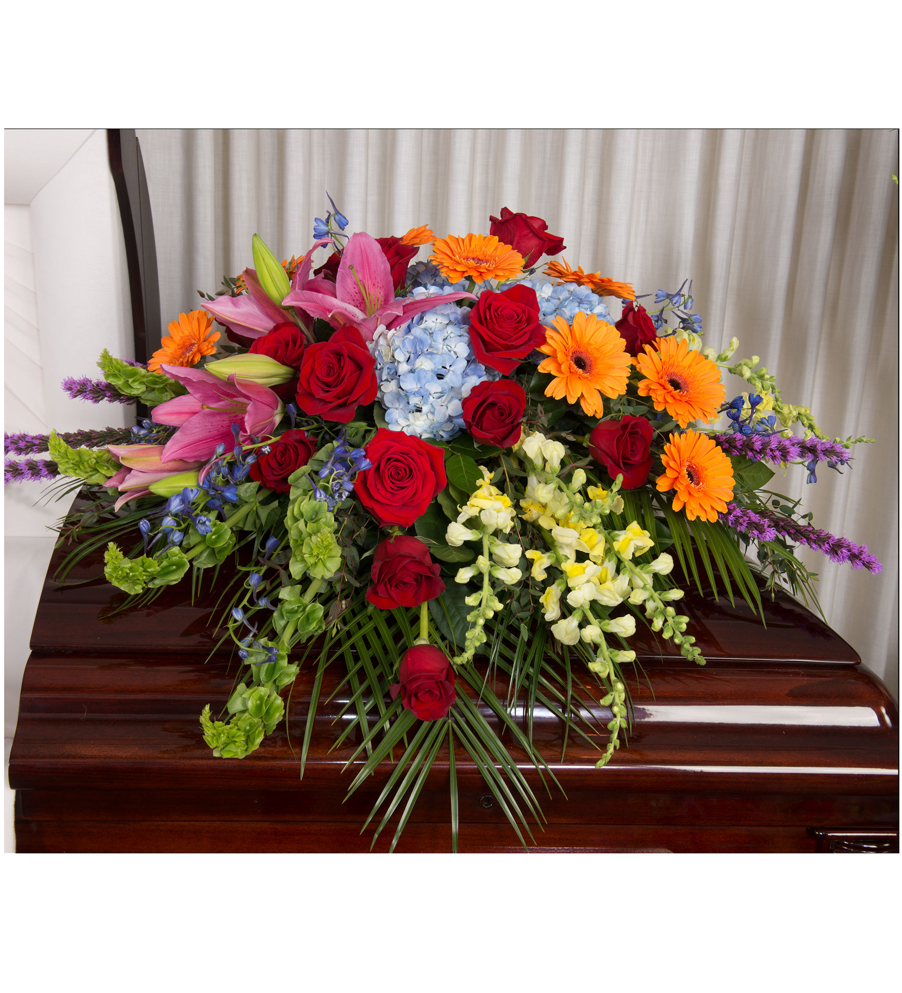 Heavenly Garden Casket Spray - Bartz Viviano Flowers & Gifts